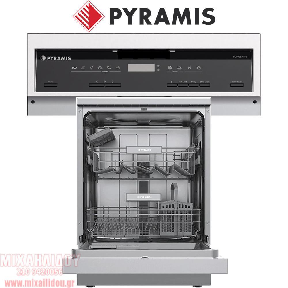 ΠΛΥΝΤΗΡΙΟ ΠΙΑΤΩΝ ΕΛΕΥΘΕΡΟ 60 cm PYRAMIS PDWHE 60FS - 033001471